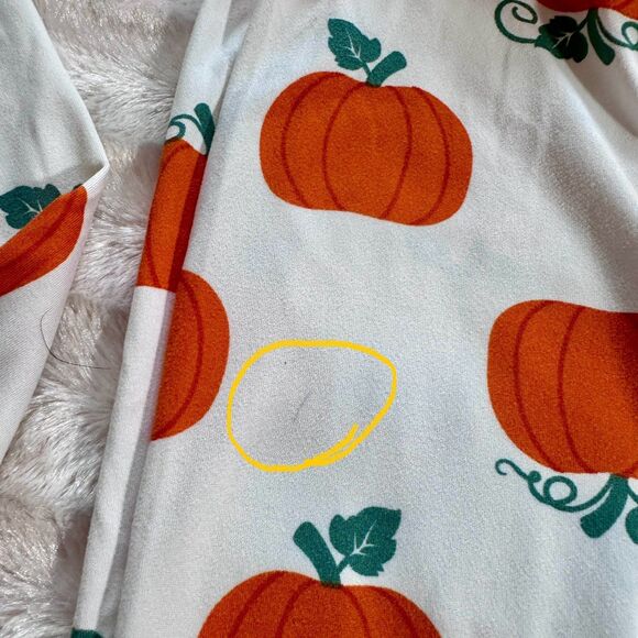 TAHARI girl 3 piece pumpkin pajama set size 5/5 - Picture 8 of 10